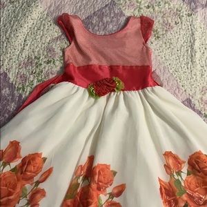 Dress for girls hand painted